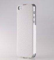 Кожаный чехол для iPhone 5 / iPhone 5S белого цвета - Slim Leather Case for iPhone 5