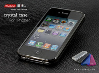 Yoobao Crystal Case - Черный чехол для iPhone 4 