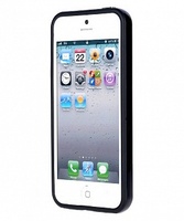 Классический черный бампер (Bumper) для Apple iPhone 5 / iPhone 5S